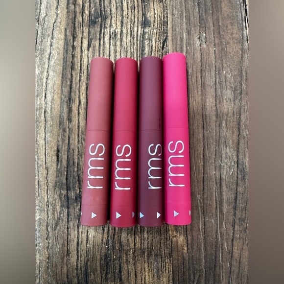 RMS Beauty Other - RMS Beauty Lip Balm & Gloss serum Set in Mauve, Rose, Berry, Bright Pink